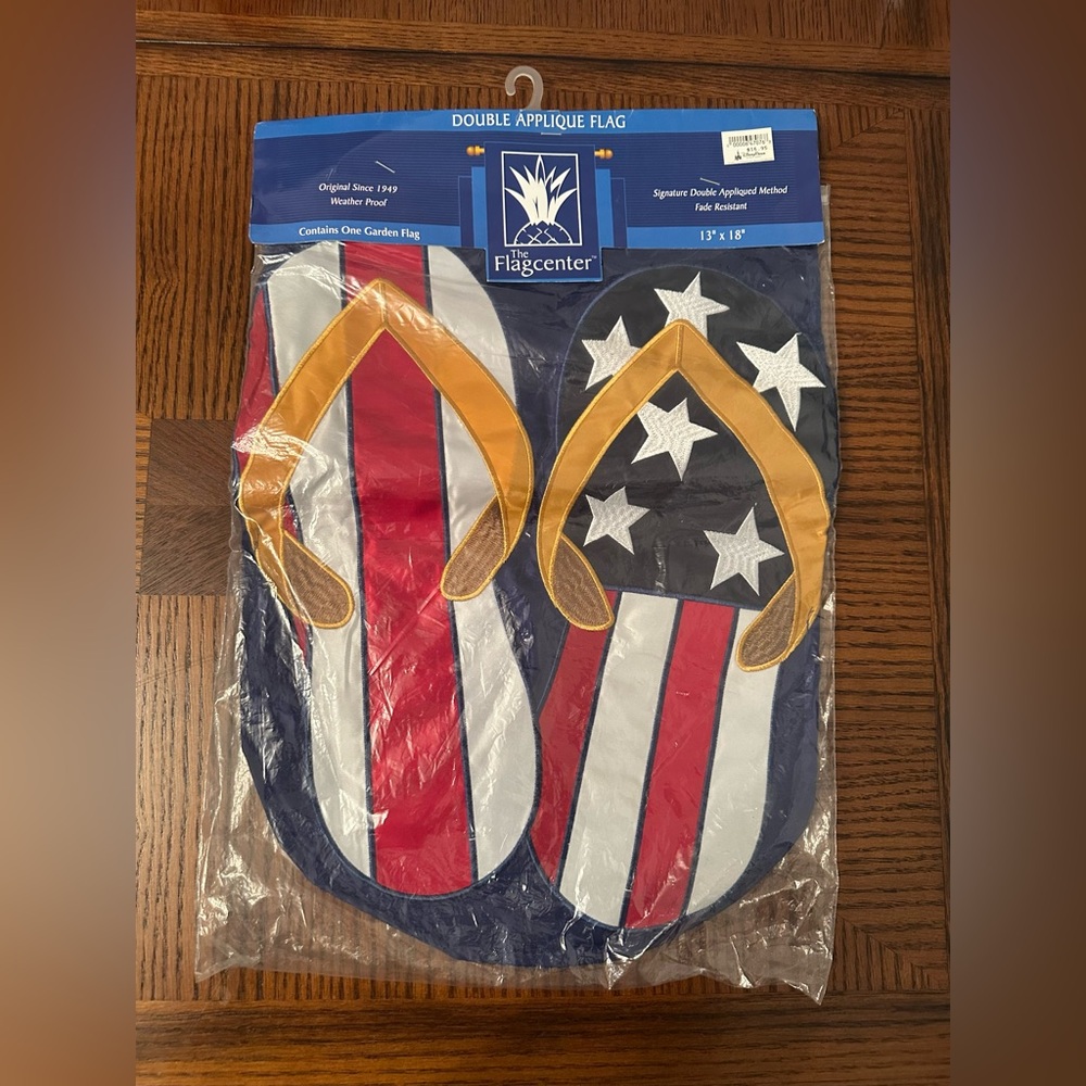 Flagcenter Patriotic Flip Flop Flag new